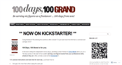 Desktop Screenshot of 100days100grand.com