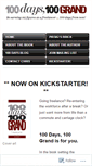 Mobile Screenshot of 100days100grand.com