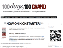 Tablet Screenshot of 100days100grand.com